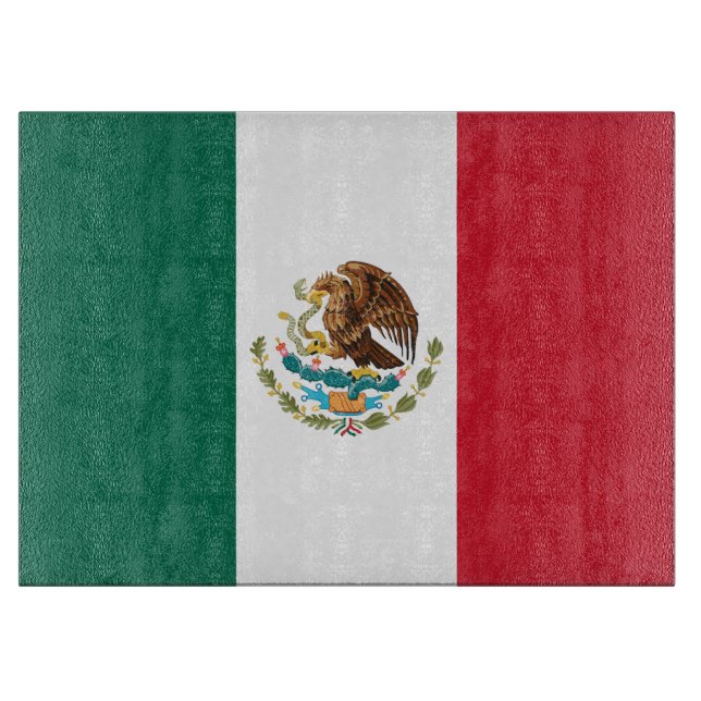 Mexikos flagga, Flaggan för mexikanska republiken (Framsidan)