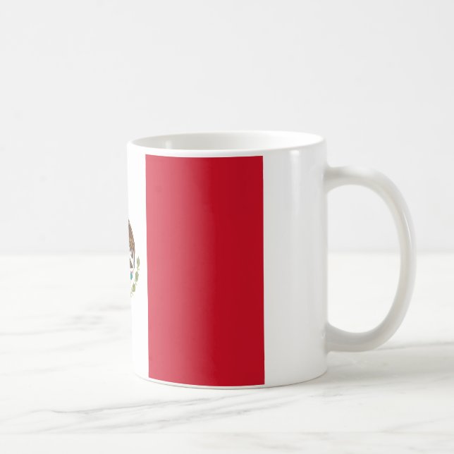 Mexikos flagga kaffemugg (Höger)