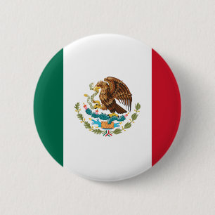 Mexikos Flagga Knapp