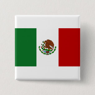 Mexikos flagga knapp