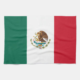 Mexikos flagga kökshandduk