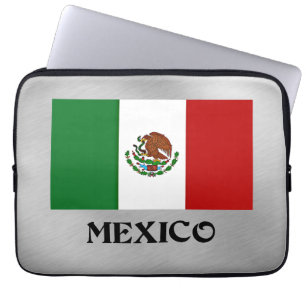 Mexikos flagga laptop fodral
