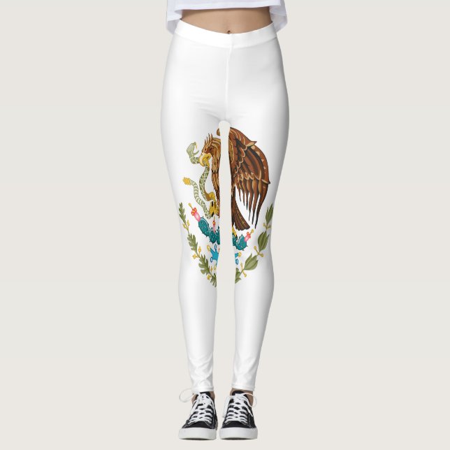 Mexikos flagga leggings (Framsida)