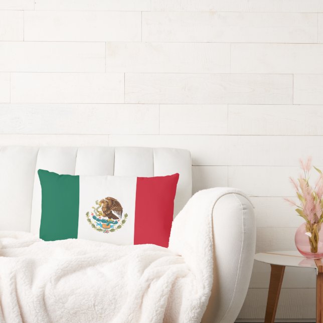 Mexikos flagga lumbarkudde (Soffa)