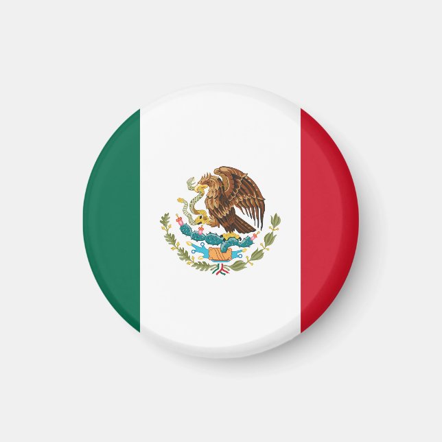 Mexikos flagga magnet (Framsidan)