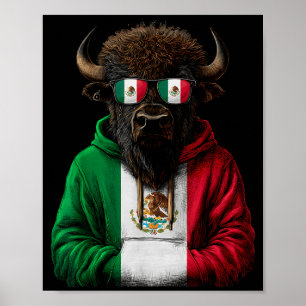 Mexikos flagga mexikansk stolthet mexikanska rötte poster