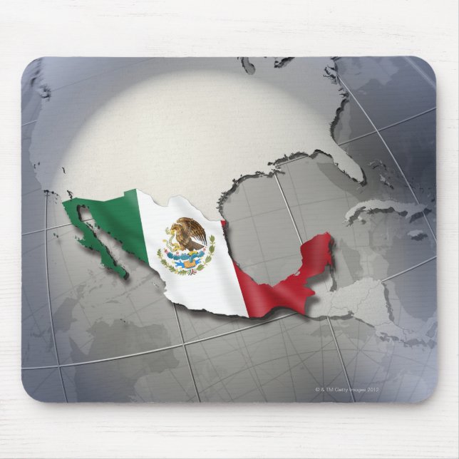 Mexikos flagga musmatta (Framsidan)