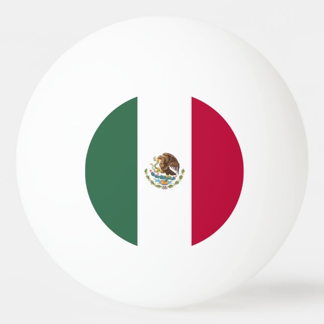 Mexikos flagga pingisboll (Framsidan)