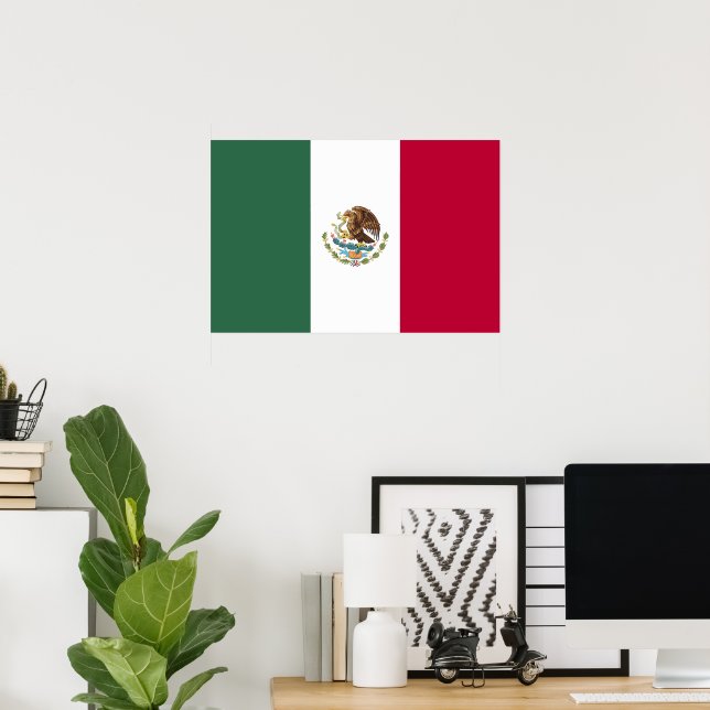 Mexikos flagga poster (Hemmakontoret)