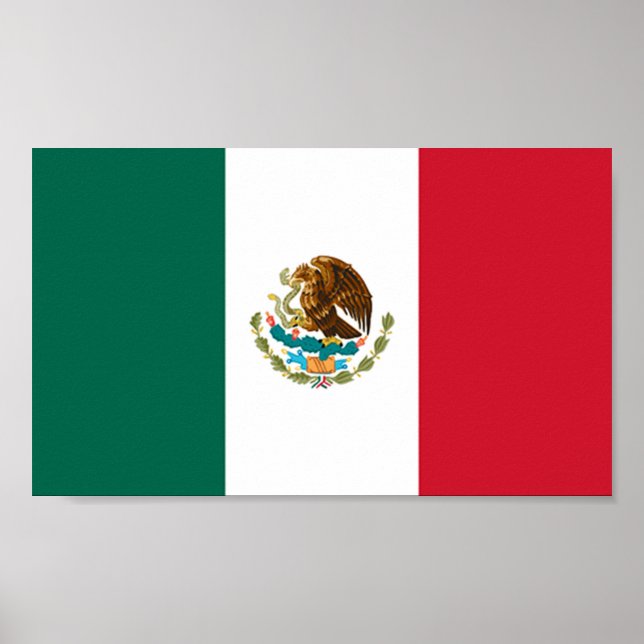 Mexikos flagga poster (Framsidan)