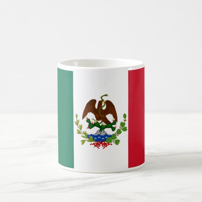 Mexikos flagga Republikens flagga: 1824-1835 Kaffemugg (Center)
