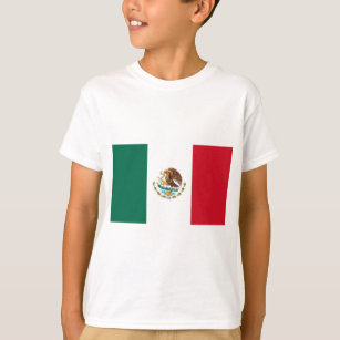 Mexikos flagga t-shirt