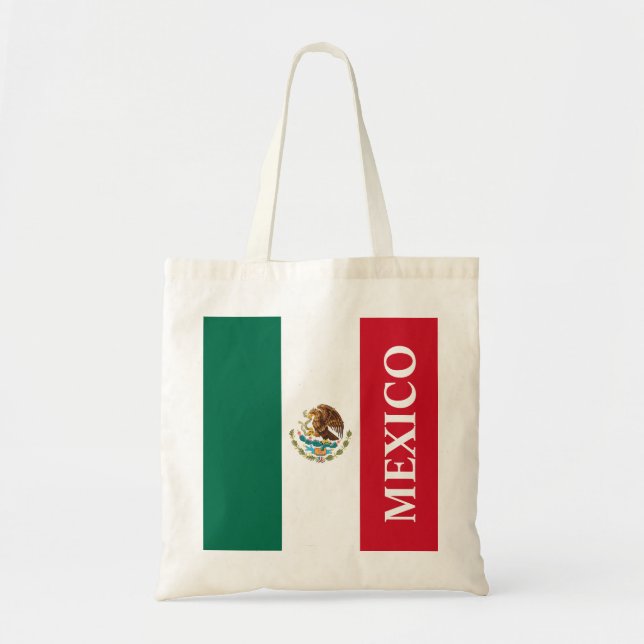 Mexikos flagga tygkasse (Framsidan)