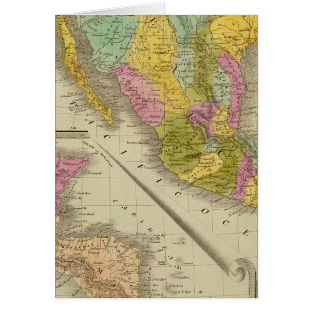 Mexikos förenta Stater Hälsningskort (Framsidan)