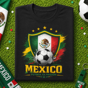 Mexikos fotbollsfan El Tri fotboll Världscupen Fut T Shirt