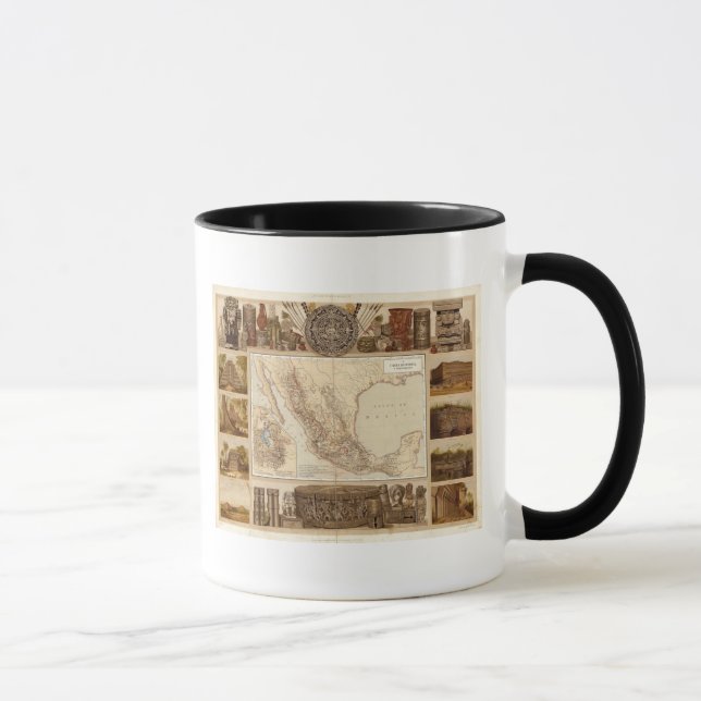 Mexikos historia och arkitektur mugg (Höger)