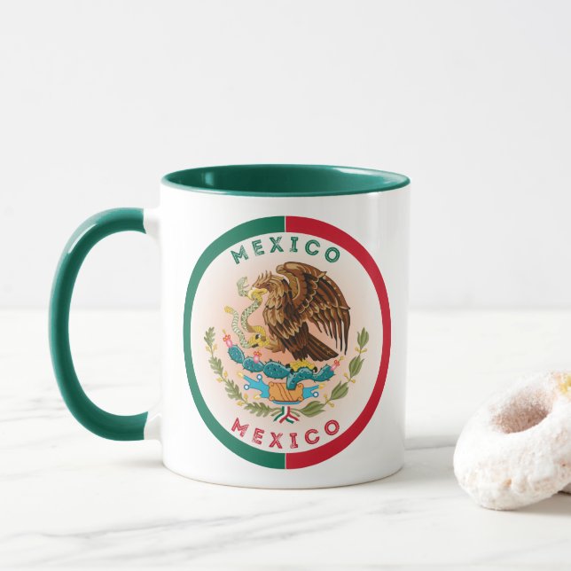 Mexikos kulturarvssymbol mugg (Med munk)