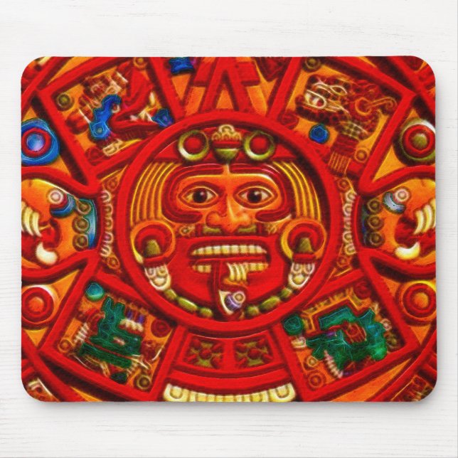 Mexikos och Perus anda, Mayan Incan Design Musmatta (Framsidan)