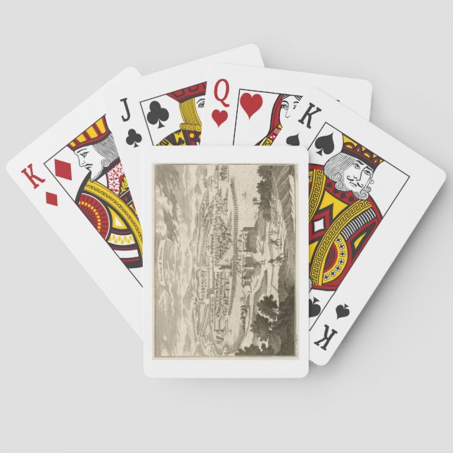 Mexikos stad, 1723 (gravläggning) casinokort (Baksidan)