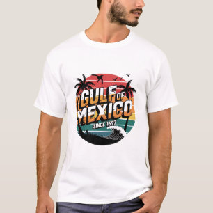 Mexikos vintage Bukt sedan 1672 - Retro-stranden T Shirt