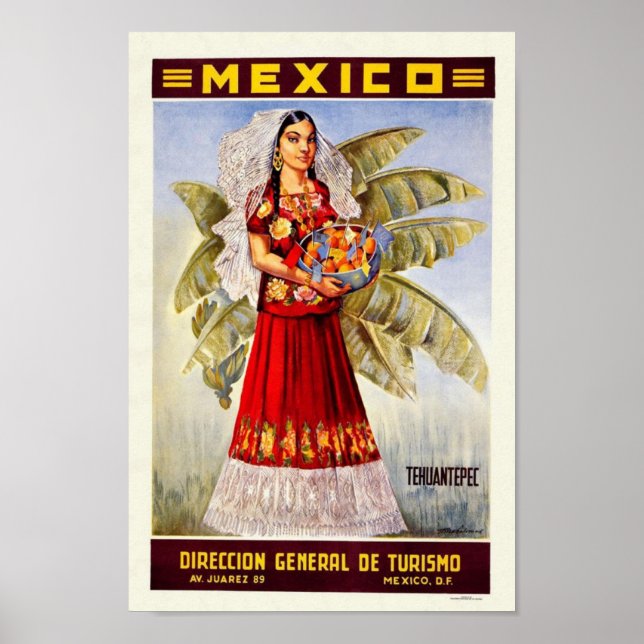 Mexikos vintage poster (Framsidan)