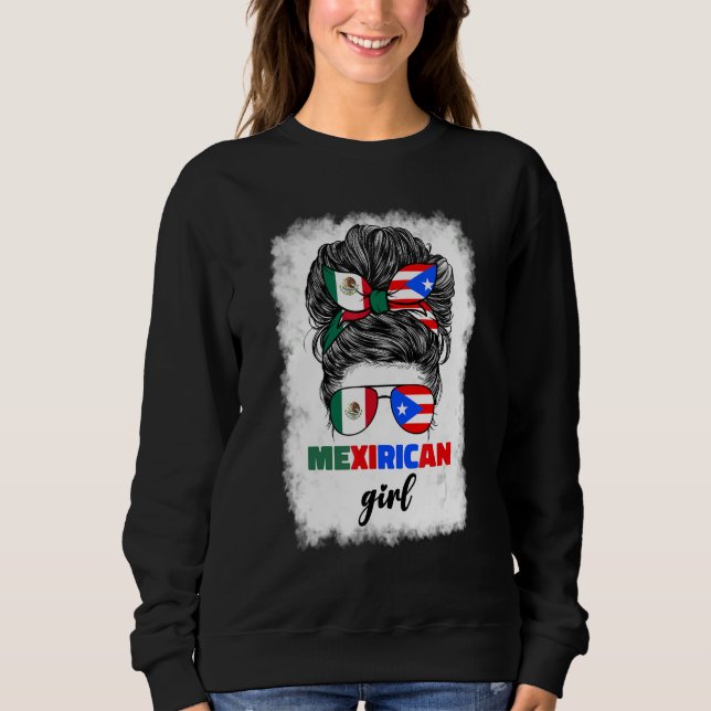 Mexirican Girl Mix Half Mexican And Puerto Rican R T Shirt (Framsida)