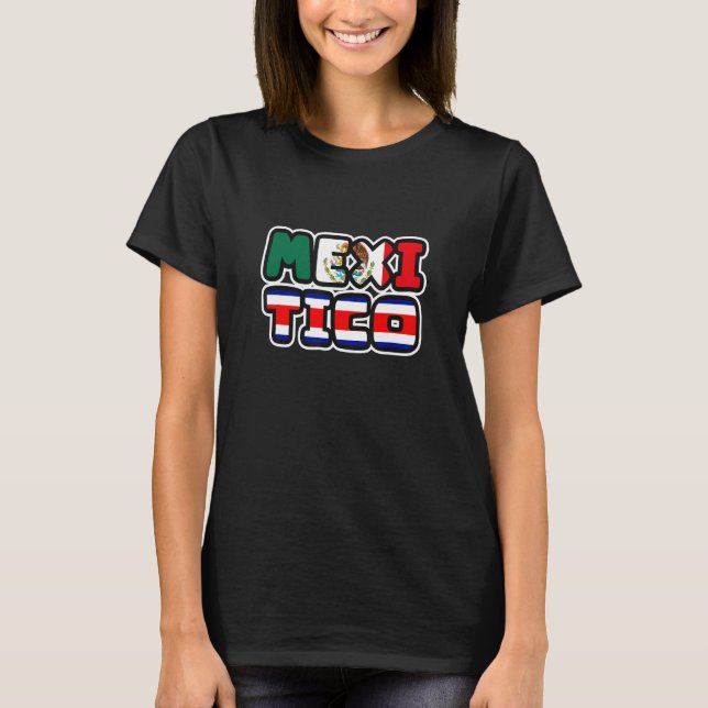MEXITICO Mexico and Costa Rica T Shirt (Framsida)