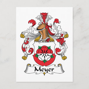 Meyer Family Crest Vykort