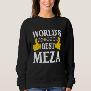 Meza Surname Funny Team Family Efternamn World's B T Shirt
