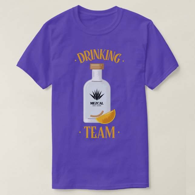 Mezcal Drinking Team Tequila T Shirt (Design framsida)