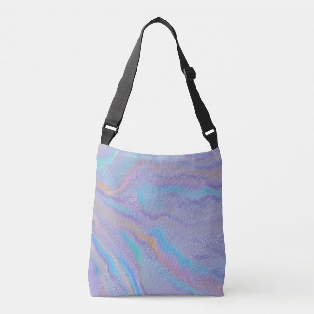 Mezmerizing Iridescent Stone Axelväska (Framsida)