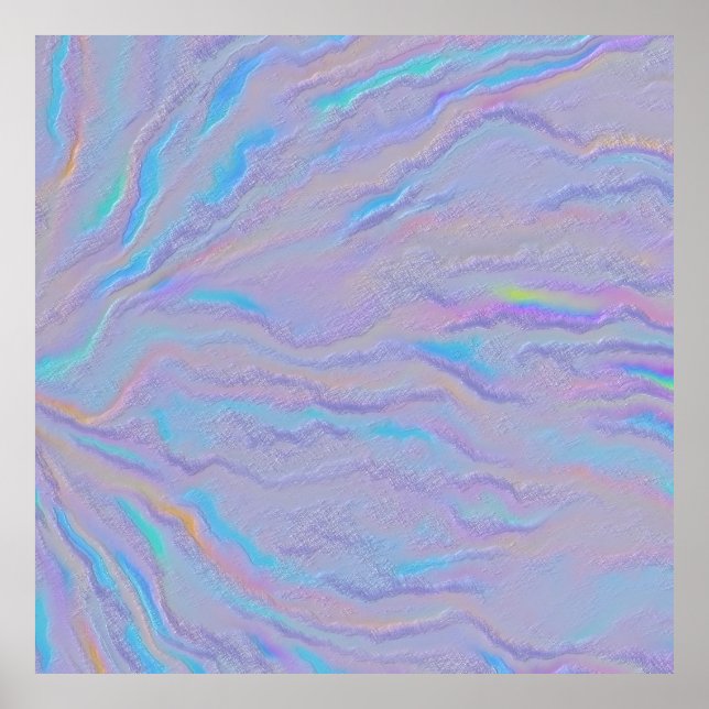 Mezmerizing Iridescent Stone Poster (Framsidan)