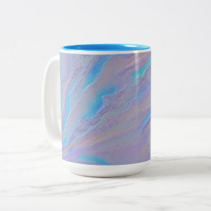 Mezmerizing Iridescent Stone Två-Tonad Mugg