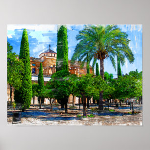 Mezquita Catedral de Córdoba - Real Spanien Poster