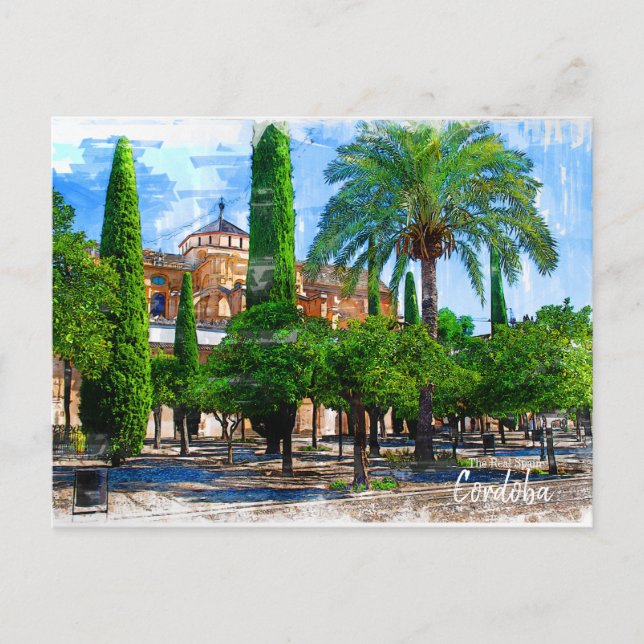 Mezquita Catedral de Córdoba - Real Spanien Vykort (Framsida)
