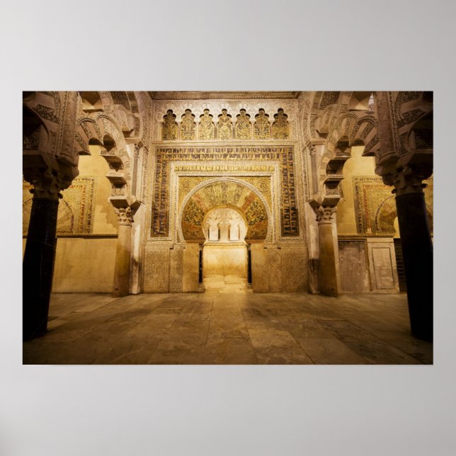 Mezquita Mihrab i Cordoba Poster (Framsidan)