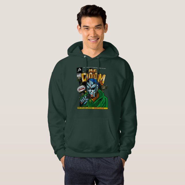 mf doom hoodie (Hel framsida)
