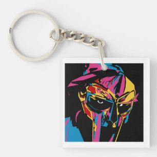 MF DOOM-nyckelkedja - Rapper-nyckelkedja