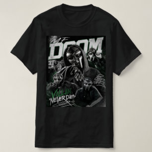 MF DOOM Skurk Kommer Aldrig Att Dö Vintage Bootleg T Shirt