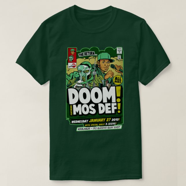 mf doom t shirt (Design framsida)