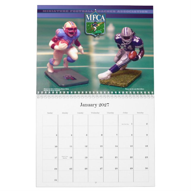 MFCA-miniatyrfotboll 2009 Kalender (Jan 2027)
