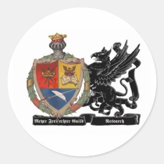 MFFG Research Sticker Runt Klistermärke