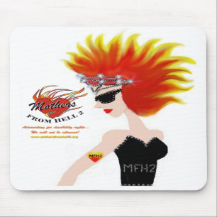 MFH2 - Flammande hår & Tiara Mousepad Musmatta