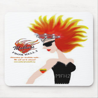 MFH2 - Flammande hår & Tiara Mousepad Musmatta