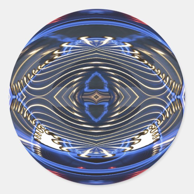 _MG_0020 platt Runt Klistermärke (Framsida)