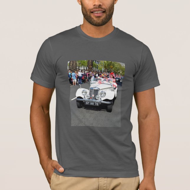 MG-bil på Madeira T-shirt (Framsida)