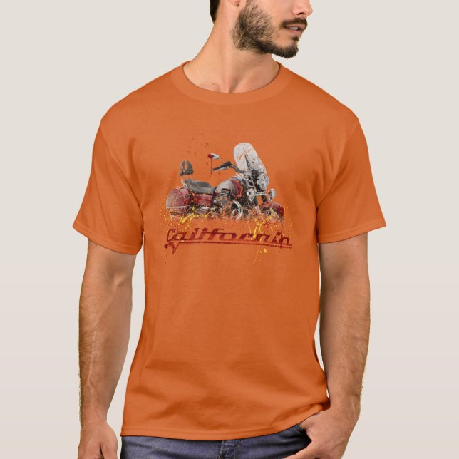 MG California 1400 Röd T Shirt (Framsida)
