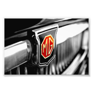 MG Classic British Sports Motor Car Fototryck