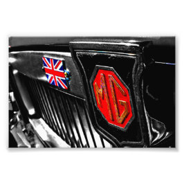 MG Classic British Sports Motor Car Fototryck
