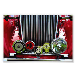 MG Classic British Sports Motor Car Fototryck